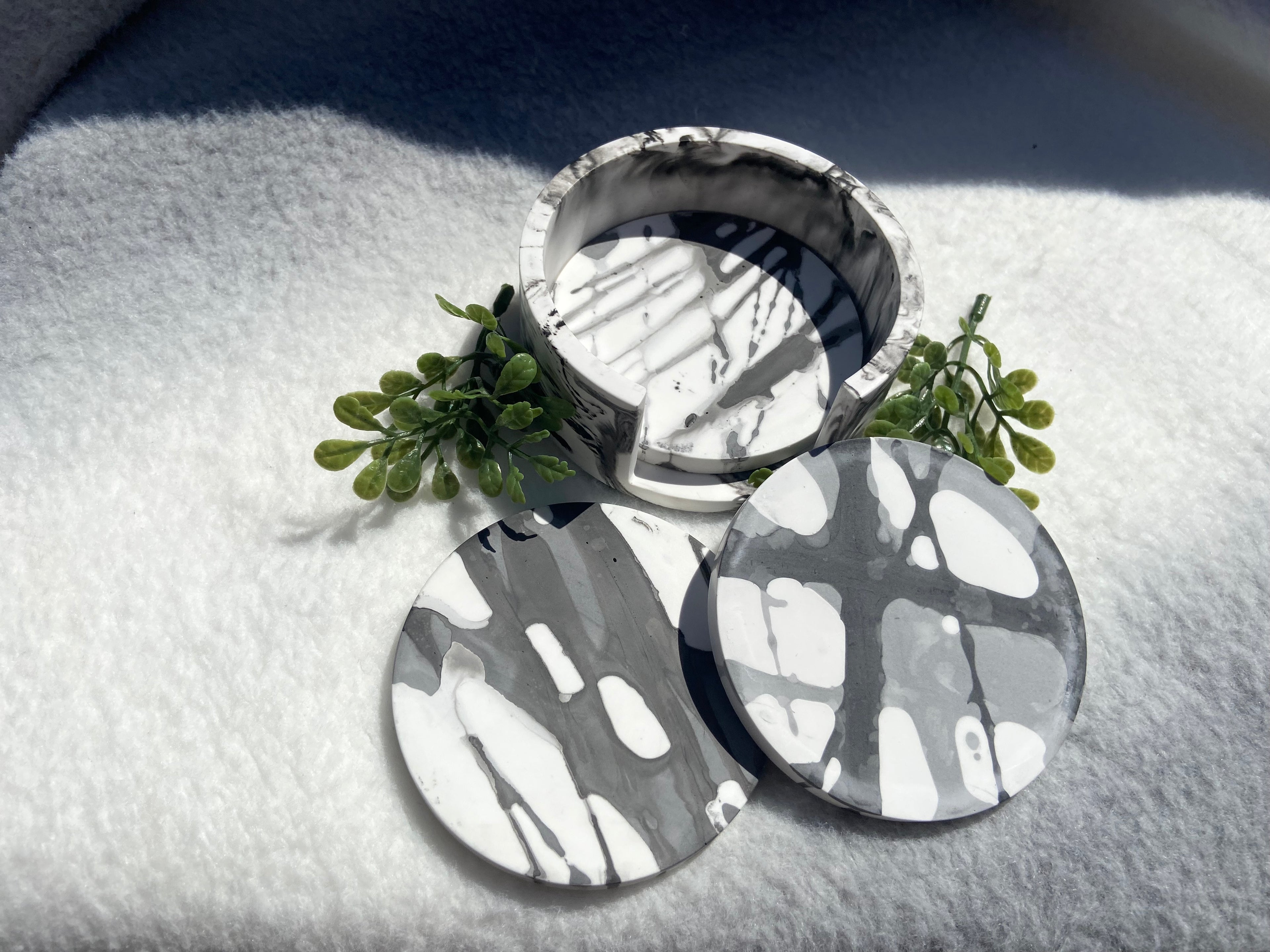 Coasters with Holder