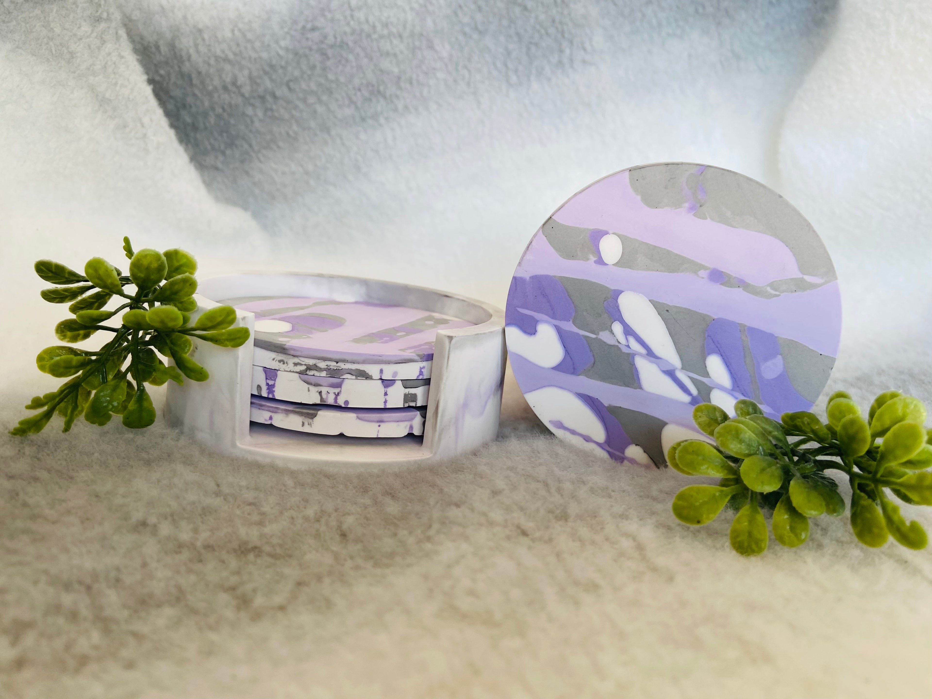 Coasters with Holder