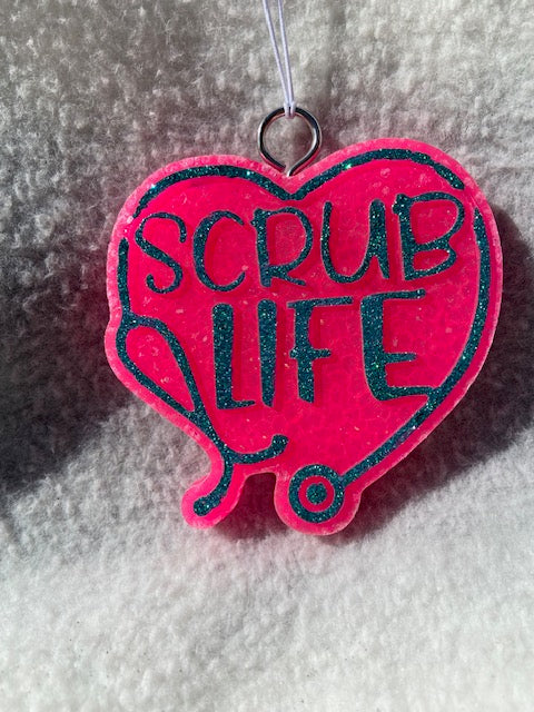 Scrub Life Car Freshie