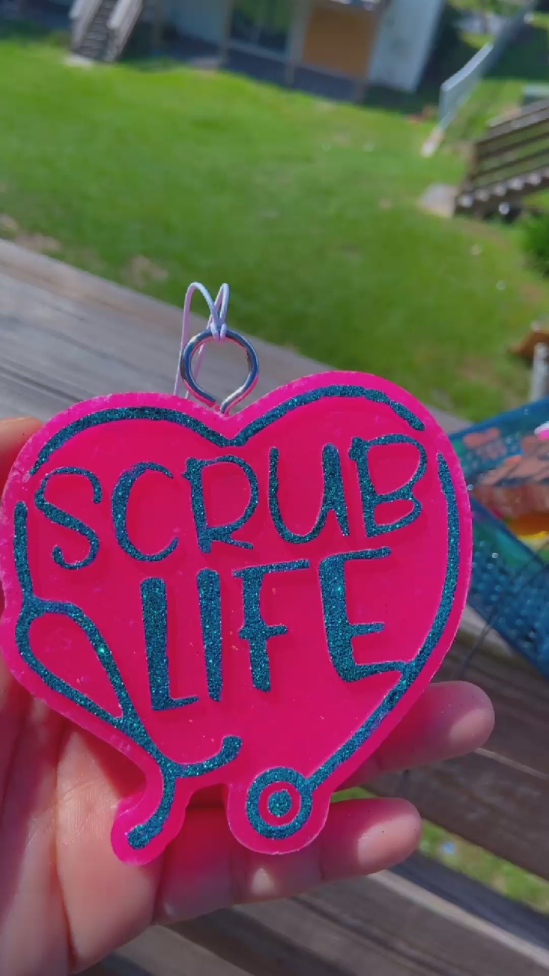 Scrub Life Car Freshie